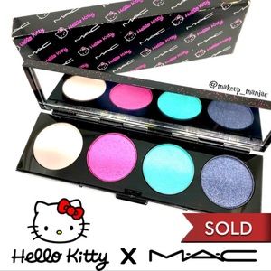 MAC X HELLO KITTY Eyeshadow Palette Quad “Too Dolly” Limited Edition